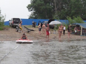 Первые испытания на воде